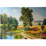 5D DIY teemantmaalimise maastike seeria t&auml;isringiga teemanttikandid maastik ristpistes 20X30CM punane