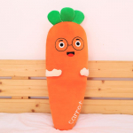 Armas pehme puuvillane porgandipadi Palus m&auml;nguasi Beebi Lapsed Rahustab magamispadi Nukk Loomade t&auml;idisega Palus m&auml;nguasi kingitused 100cm