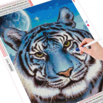 5D teemantmaali uustulnuk Tiigri uus teemanttikandi m&uuml;&uuml;k Loomade sisekujundus kodu seinakunsti jaoks Full Round 20X30CM