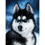 T&auml;ielik 5D isetehtud teemantmaaling Husky lumes tikandid T&auml;ielik anime ristpistes komplektid Kodusisustus K&auml;sitsi valmistatud kingitus Round 20x30cm
