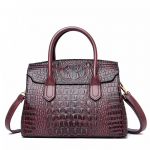 Johnature mitmek&uuml;lgne mood k&auml;ekott krokodillimustriga luksuslik naiste kott vaba aja veetmiseks suure mahutavusega &otilde;lad ja; Crossbody kotid lilla