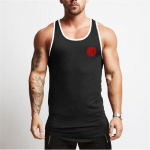 Muscleguys Meeste Nooruslikud Vitality Tankid Fitness Varrukateta T-s&auml;rk Kulturism Meeste Treening J&otilde;usaali Riietus Sport T-s&auml;rk Treeningvest M must