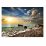 Ocean Beach Sea Road Meremaastik Moodne maastik Plakatid ja v&auml;ljatr&uuml;kid L&otilde;uendi tr&uuml;kkimine Seinakunstipildid elutoa kodukaunistuseks Ilma raamita 30*40cm