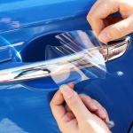 5tk/komplekt l&auml;bipaistev auto k&auml;epideme kaitsekile autoukse kleebised Toyota Land Cruiser Prado 150 Avensis Prius Crown jaoks Subaru Forester XV jaoks valge