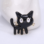 Blucome Fashion must emailiga l&otilde;igatud kassikujuline pross naistele t&uuml;drukutele lastele m&uuml;tsid krae korsa riided prossid aksessuaarid must