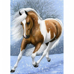 DIY Horse 5D Teemantmaal T&auml;isring puur Loom Teemanttikandid Ristpistes Mosaiik Komplektid Vaigust seina kunst Kodukaunistus Full Round 60x90CM