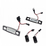 Paari auto LED numbrim&auml;rgi tuled Skoda Octavia 2 Facelift 2009-2012 Facelift 2003-2012 Roomster 5J 2006-2010 jaoks