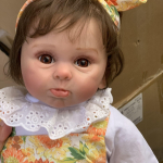 Nagu p&auml;ris 20 tolline 55 cm 3D-v&auml;rv n&auml;htavate veenidega Pehme silikoon Reborn Baby Doll M&auml;nguasi Alive Kids Boneca Art Bebe