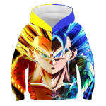 Mood vabaaja Anime Multifilmid Goku kapuutsid 3D prinditud laste kampsunid poisid t&uuml;drukud, lapsed lahedad t&auml;navar&otilde;ivad, pulloverid 140