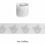 3x100cm peegeldav h&otilde;bedane plaaster, hea n&auml;htavusega pargid Ropa riided kleebised kuumpressid, aplikeeritud isetehtud m&uuml;ts kuumstantsimisfoolium 3x100cm