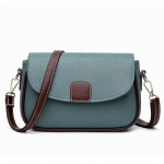 Yogodlnsi tekstuuriga klapiga &otilde;lakott naistele uus kontrastset v&auml;rvi Crossbody kott igap&auml;evaste ostude telefonikott Mommy messenger kotid 30x12x17cm sinine