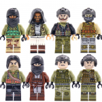 8 tk s&otilde;jav&auml;esari Linnapolitsei eriv&auml;gede minifiguur M&auml;nguasi Ehitusklotsid Nukkkomplekt M&auml;nguasjad Saksa s&otilde;duripakk Eelkooliealistele lastele klotsid M&auml;nguasi Kingitus 8pcs