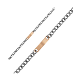 Les Tr&eacute;sors De Lily [R5122] - terasest k&auml;ev&otilde;ru 'Identity' roosa h&otilde;bedane - 20 cm 30x7 mm Heleroosa