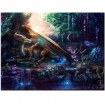 Ps&uuml;hhedeelne draakon 5D teemantmaal T&auml;isruudukujuline &uuml;mmargune puur Teemanttikandid Tript&uuml;hhon Ristpistekomplektid Kodukaunistus S187 Full Round 20x30CM