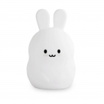 Rabbit Silicone Light Pat Night Light USB laetav valgusti lastele kingitus valge