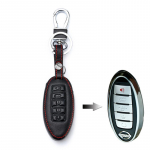 Nahast auto v&otilde;tmehoidja korpuse kate Nissan Teana X-Trail Murano March Geniss Tiida Qashqai Livina Sylphy Sunny Juke Almera jaoks must