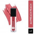 SUGAR Cosmetics - Smudge Me Not - Mini Liquid Lipstick - 44 Preach Peach - 1.1 ml - Ultra Matte, Transferproof and Waterproof, Lasts Up to 12 hours