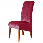 K&otilde;rge seljatoega XL-suurusega tooli kate Golden Diamond Velvet Stretch tooli katted s&ouml;&ouml;gitoa pulma banketi spandex kodukaunistuseks 1 piece burgundiapunane