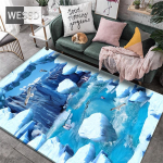 3D vaip elutuppa Dolphin Marine Fish vaip lastetoa jaoks Magamistoa kaunistus P&otilde;randamatid k&ouml;&ouml;gi jaoks Vannitoa vaip 3D 120x160cm 1pcs