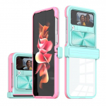 Samsung Z Flip4 Slide kaamera kaitse l&auml;bipaistev &uuml;mbris Samsung Galaxy Z Flip4 Flip 4 p&otilde;rutuskindel mobiiltelefoni kate for samsung Z Flip 4 must