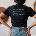 Kallis inimene Minu taga T-s&auml;rk Mental Health T-s&auml;rk Esteetiline Be Kind Ts&auml;rk Naiste Graafilised T-s&auml;rgid L&uuml;hikeste varrukatega T-s&auml;rgid Top S must