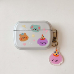 Matt karu koala karukoera kutsika v&otilde;tmehoidja armas juhtmevaba Bluetooth k&otilde;rvaklappide &uuml;mbris Apple Airpod 1 2 Pro 2nd 3 laadimiskarbi &uuml;mbrisega For Airpods 1 2