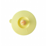 Korduvkasutatav silikoontopsi kate Armas tihend iminapa kate Tolmukindel lekkekindel tee kollane