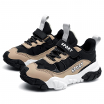 29-39 poiste spordijalatsid Kokkup&otilde;rkevastased Baotou Suurendage The Four Seasons Mesh Net hingavad laste spordijalatsid 29 must/khaki