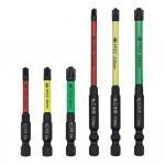 Kruvikeeraja otsikud 6tk/komplekt Legeerterasest kaitsel&uuml;litid