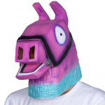 Imelik laama vikerkaare hobuse lateksmask M&auml;ng Alpaka Cosplay Rekvisiidid Prioriteedid Halloweeni Loomadele