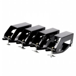 Universaalne 4 tk auto pakiraami siini fikseeritud pandlaga, vastupidav risttala ots, paigaldus kinnitusklamber, fikseeritud automaatne hoiuruum