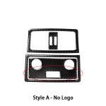 S&uuml;sinikkiust auto tagumine v&auml;ljat&otilde;mbe&otilde;hu v&auml;ljalaskeava ventilatsiooni kleebised Auto stiil BMW vana 5-seeria E60 E61 2005-2010 auto jaoks Style B black