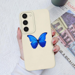 Telefoni&uuml;mbrised Samsung Galaxy S20 S21 S22 S23 Pro Ultra S 20 21 22 23 Fashion Butterfly Flower kaitsev vedel kandiline kaitseraua Samsung Fundas jaoks Samsung S20 Ultra