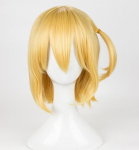 Haikyuu!! Hitoka Yachi Hitokav L&uuml;hike Kuldne Hobusesaba Kuumuskindel Kiud Juuksed Parukas Anime Cosplay Kost&uuml;&uuml;mi Aksessuaarid Parukad One Size oranž