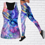 Kite Butterfly Print joogariietus naistele Mood Treening Retuusid Fitness Sport Vabaaja joogap&uuml;ksid XS