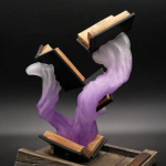 Magic Dice Tower Book Ornaments Vaigust Kuju Skulptuuride Dekoratsioon RPG- ja DND-m&auml;ngijale Lapsele Kingitus Kodu lauaehistus