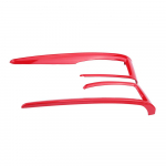 Auto keskkonsooli k&auml;igukangi katte liist Honda Civic 10. p&otilde;lvkond 2016 2017 2018 Punane kroom/Carbon