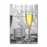 Moodne must kollane pilt Kodukaunistus Lilled Klaas P&otilde;hjala L&otilde;uend Maalimine Seinakunst Plakatid ja tr&uuml;kised Elutoa kaunistus 20x30cm No Frame aureoliin