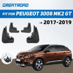 Peugeot 3008 Mk2 GT 2017 2018 jaoks Auto Poritiivad Porikaitse Porilauad Porikaitse Splash Guard Auto 2017-2019