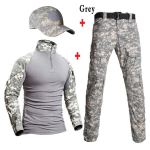 Taktikaline kamuflaaživorm s&otilde;jav&auml;e armee treeningkost&uuml;&uuml;mid Airsofti lahingus&auml;rk + p&uuml;ksid jahiriided paintballi snaipririided taktikalise m&uuml;tsiga S