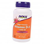 Vitamiin D3 v&auml;ga aktiivne, vitamiin D-3 1000, Now Foods 180 geelikapslit (36128047) 180softgels