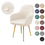 Sarung Kursi Bulu Polar Elastis ,Penutup Kursi Malas Tinggi Dengan Sarung Dapat Dicuci Dan Dicuci Untuk Kursi Makan Rumah Hotel A1 Chair Cover