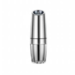 Elektriline gravitatsiooniga soola- ja pipraveski, akuga t&ouml;&ouml;tav automaatne soola- ja pipraveski - sinine LED-valgus, reguleeritav j&auml;medus, &uuml;he k&auml;ega t&ouml;&ouml;tamine must