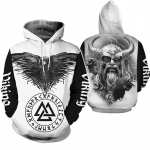 2024. aasta meeste kapuutsid Eagle Tattoo Muster Viikingid 3D Prinditud Mood vabaaja Harajuku Hip Hop S&uuml;gis- ja Talvine Suured Sudaderad M
