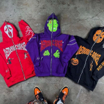 Ameerika moe gooti trendikas kirjatr&uuml;kiga &uuml;lisuur kapuuts Meeste Y2K t&auml;nava vaba vabaaja pikkade varrukatega kampsun meeste M