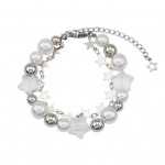 Lucky Stari kunstp&auml;rlitest k&auml;ev&otilde;ru naiste kahekihiline k&auml;ev&otilde;ru reguleeritav pikenduskett randmepael ehe kingitus