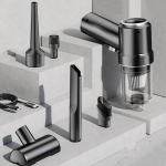 Uus 10000Pa/20000Pa harjadeta 3in1 autotolmuimeja kaasaskantav minim&auml;rg- ja kuivtolmuimeja majapidamises Basic must