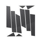 S&uuml;sinikkiust must sobib Mazda CX-5 2017 2018 2019 2020-2022 ukseakna samba postide trimmikatte kleebise kleebiste tarvikud