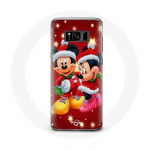 Samsung Galaxy S8 &uuml;mbris Miki-Hiir ja Minnie Mouse j&otilde;ulup&uuml;hal