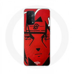 Oppo A74 5G Itachi Uchiha Naruto Manga plakat, punane &uuml;mbris